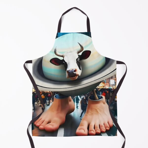 Item preview, La Vacca Saturno Saturnita – Cosmic Cow Brainrot Meme designed and sold by EmeraldeaArt.