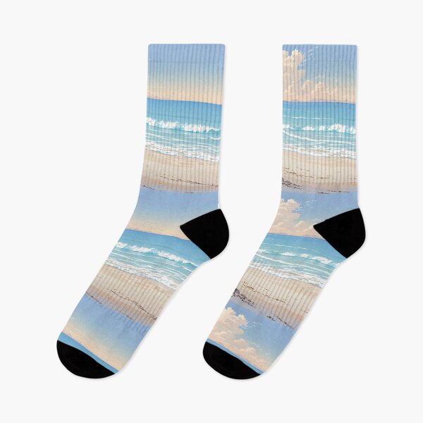 Item preview, Serene Beach Waves Under a Clear Blue Sky designed and sold by johndesignwaves.