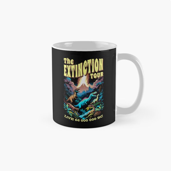 Item preview, Dinosaur Extinction Tour Funny Vintage Palaeontology Science designed and sold by GrandeDuc.