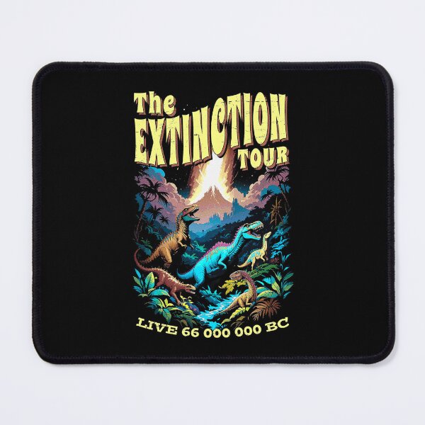 Item preview, Dinosaur Extinction Tour Funny Vintage Palaeontology Science designed and sold by GrandeDuc.