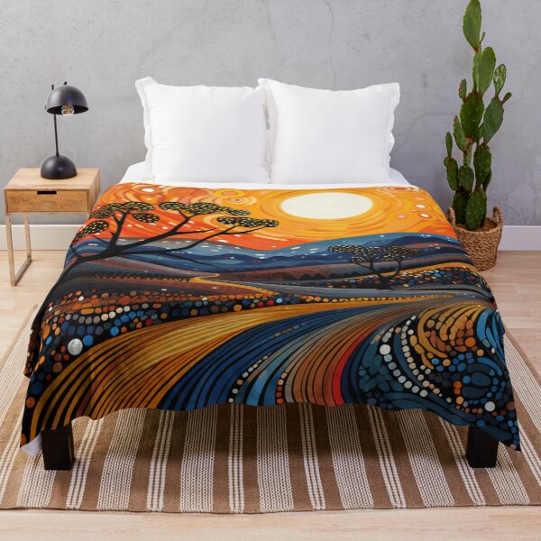 Item preview, Aboriginal Inspired Dot Art - Murray-Sunset National Park designed and sold by GrinGalore.