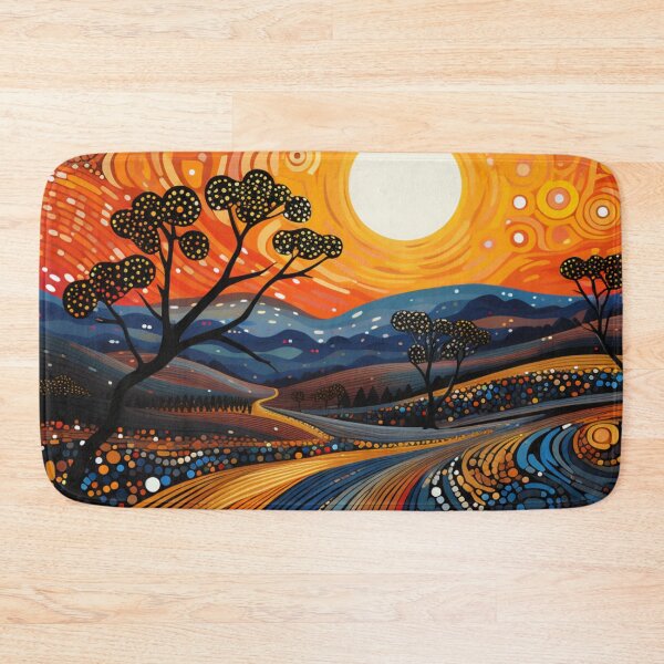 Item preview, Aboriginal Inspired Dot Art - Murray-Sunset National Park designed and sold by GrinGalore.