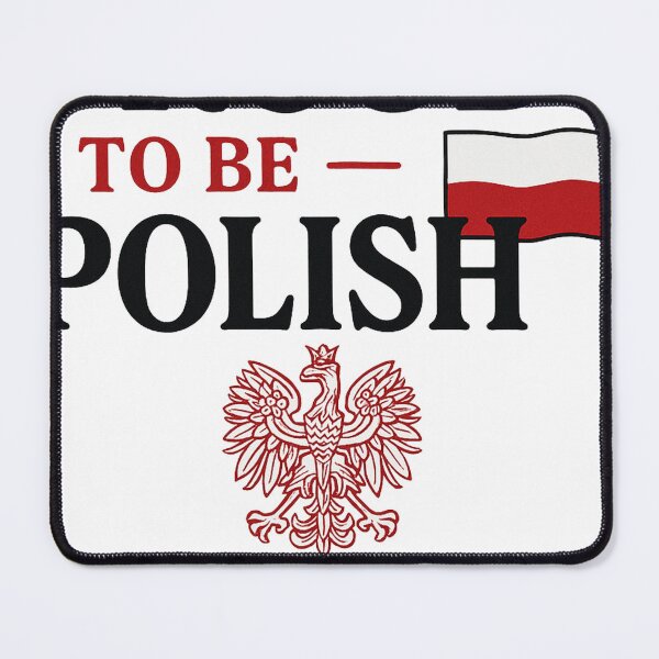 Item preview, Proud to Be Polish – Patriotic Poster for Poles Living Abroad designed and sold by Guryl Michal Designs.