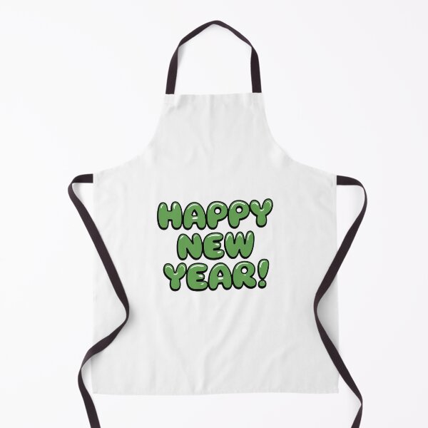 Item preview, Happy New Year in green bubble text. designed and sold by Joseph Hail.