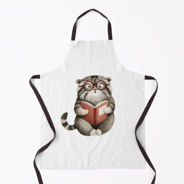 Item preview, Watercolor pallas cat | Cat book lover | Otocolobus manul | Reader life | Cute manul cat 3 designed and sold by Yaremchuk.