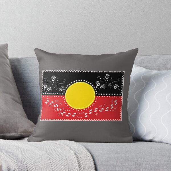 Aperçu de l'œuvre Motif de peinture à points indigène (drapeau aborigène) créée et vendue par PjAnEby.