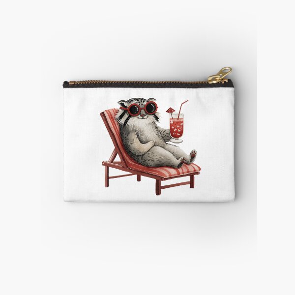 Item preview, Watercolor pallas cat | Relaxing cat | Otocolobus manul | Beach Cat | Cute manul cat 4 designed and sold by Yaremchuk.