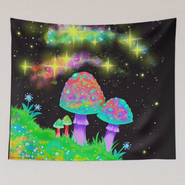Item preview, Mushrooms at Midnight #1 designed and sold by CheriRose1.