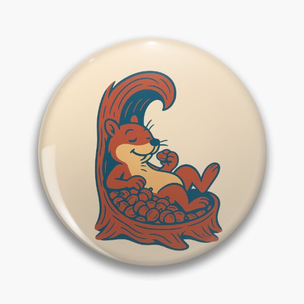 Item preview, Just Chillin' Series: Squirrel Snacking on them Nuts (acorn hoard) designed and sold by lapart.