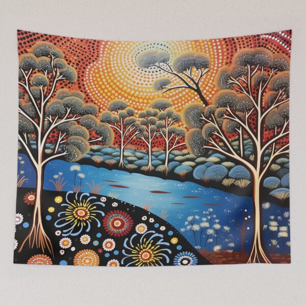 Item preview, Aboriginal Inspired Dot Art - Litchfield National Park designed and sold by GrinGalore.