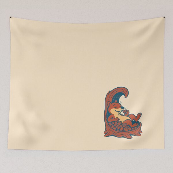 Item preview, Just Chillin' Series: Squirrel Snacking on them Nuts (acorn hoard) designed and sold by lapart.