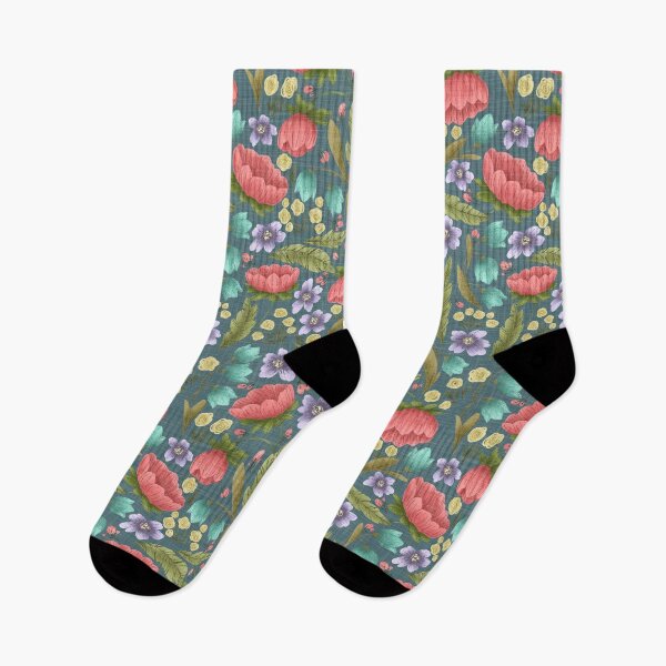 Item preview, Painted Floral Serenity seamless pattern designed and sold by NelenaArt.