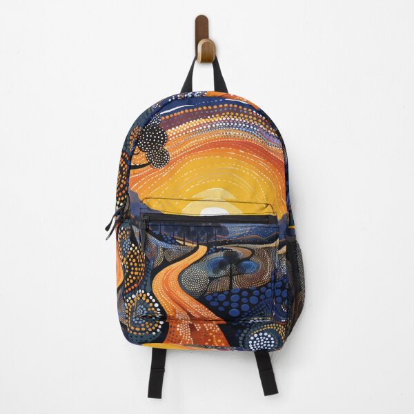 Item preview, Aboriginal Inspired Dot Art - Murray-Sunset National Park Dawn designed and sold by GrinGalore.