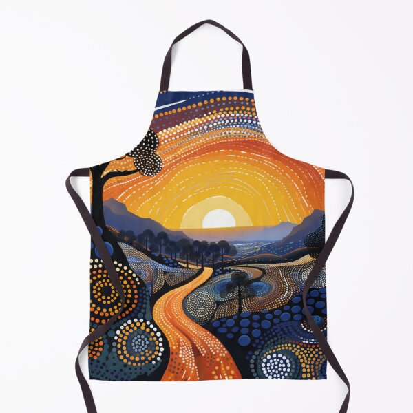 Item preview, Aboriginal Inspired Dot Art - Murray-Sunset National Park Dawn designed and sold by GrinGalore.
