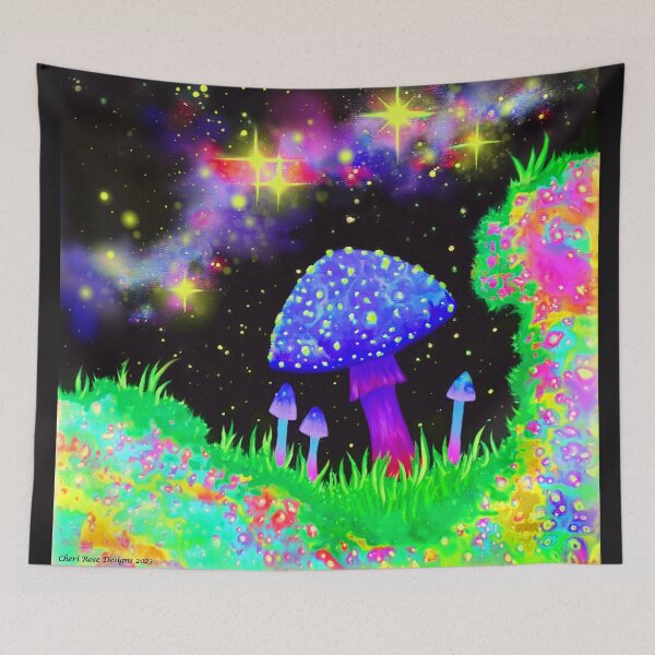 Item preview, Mushrooms at Midnight #3 designed and sold by CheriRose1.