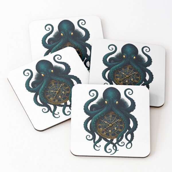 Item preview, “Time Kraken – Keeper of the Cosmic Clock” designed and sold by OrbitOdyssey.