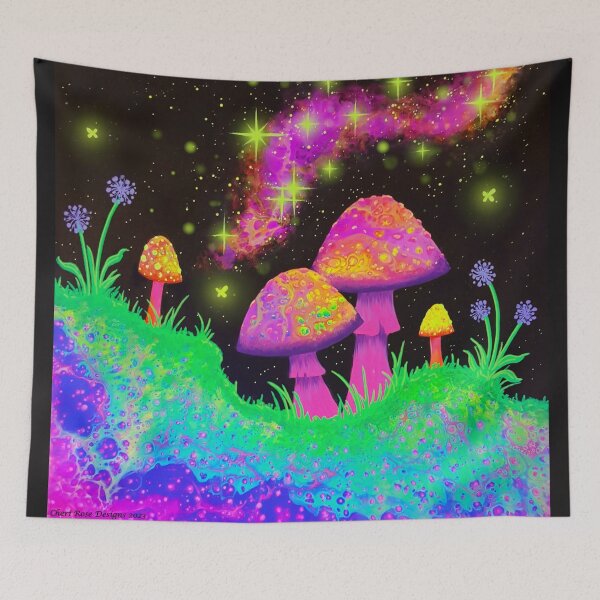 Item preview, Mushrooms at Midnight #4 designed and sold by CheriRose1.