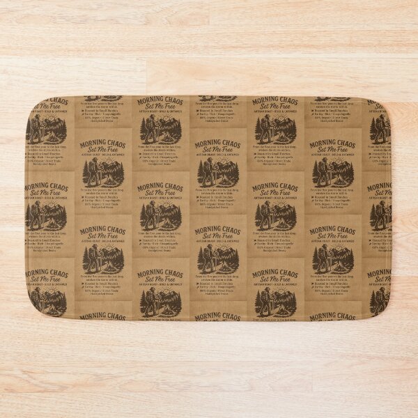 Item preview, Morning Chaos Coffee Label designed and sold by Wiredart.