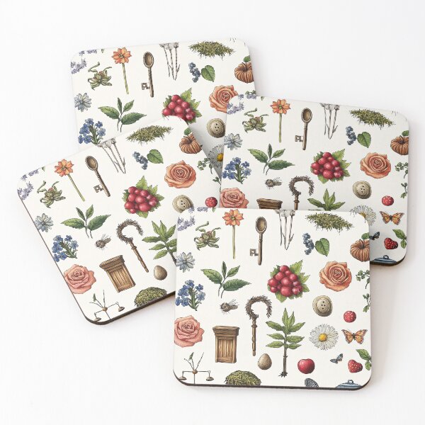 Item preview, Garden Magic With Butterflies, Mushrooms And Bloom designed and sold by Piotrek0001.