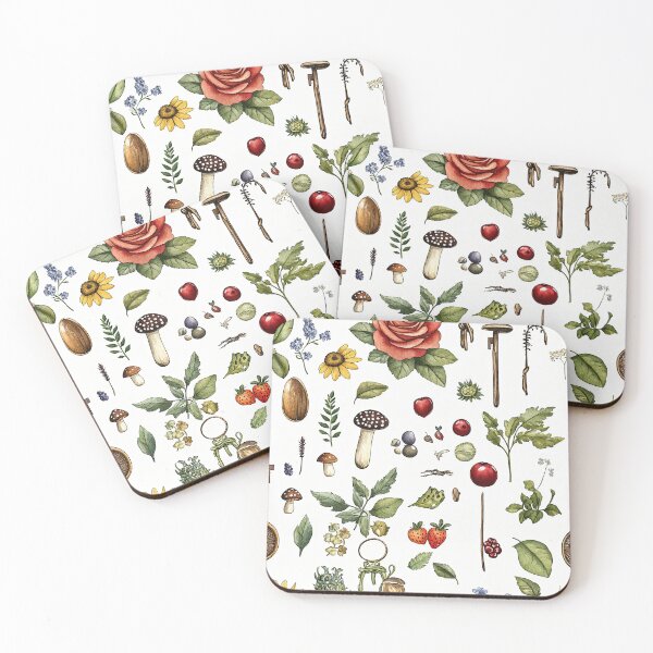 Item preview, Enchanted Garden Universe In Delicate Watercolor Style designed and sold by Piotrek0001.