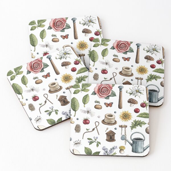Item preview, Gentle Nature Scene With Flowers And Creatures designed and sold by Piotrek0001.