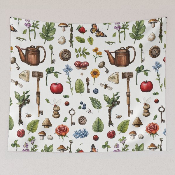 Item preview, Soft Vintage Garden Filled With Natural Wonders designed and sold by Piotrek0001.