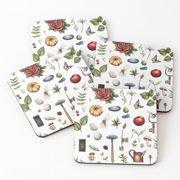 Item preview, Tiny Elements Of Nature In Whimsical Garden designed and sold by Piotrek0001.