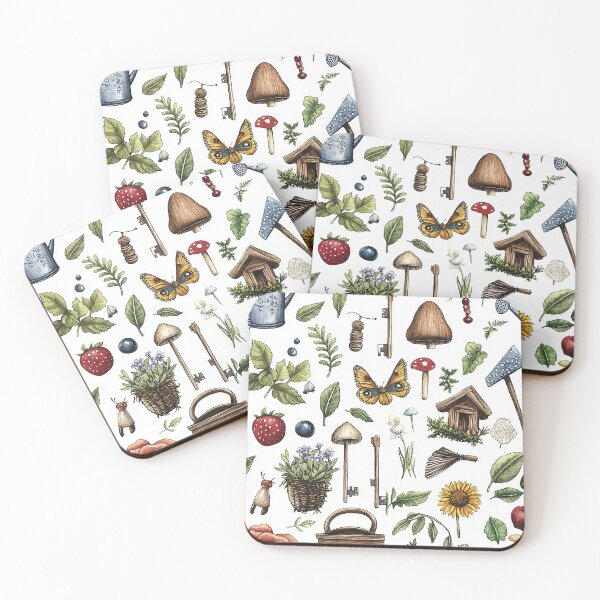 Item preview, Soft Watercolor Illustration Of Dream Garden Life designed and sold by Piotrek0001.