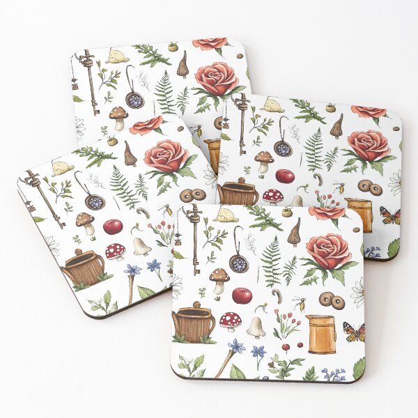 Item preview, Delicate Fantasy Garden With Forest Floor Treasures designed and sold by Piotrek0001.