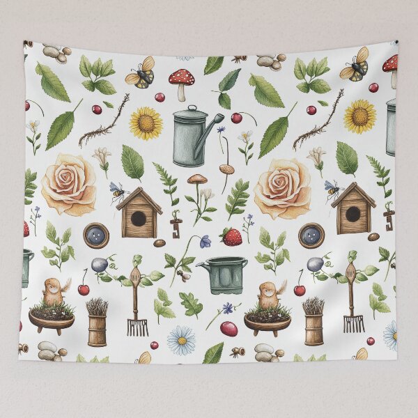 Item preview, Flower Petals And Bugs In Peaceful Garden designed and sold by Piotrek0001.