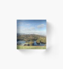 Tarn Hows..A Wider View Acrylic Block