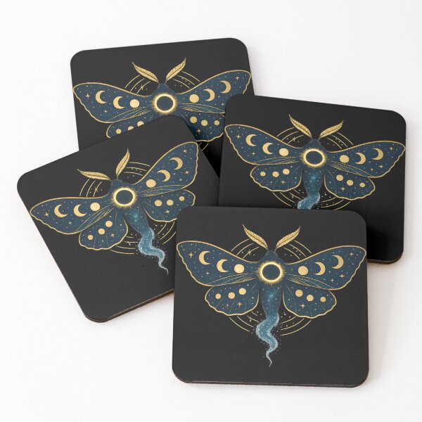 Item preview, “Celestial Moth – Wings of the Eclipse” designed and sold by OrbitOdyssey.