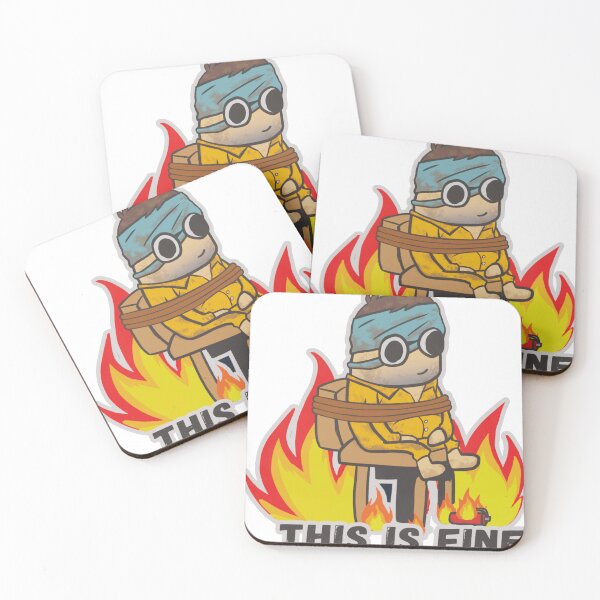 Item preview, This Is Fine(H) Counter Strike designed and sold by stickershopsss.