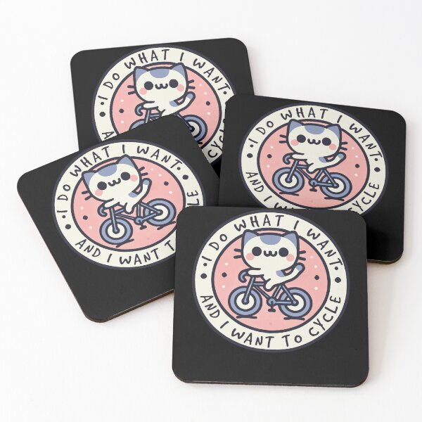 Item preview, Bicycle Cat With Cheeky Slogan For designed and sold by LuminOrb.