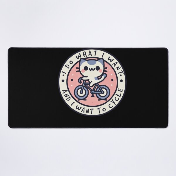 Item preview, Bicycle Cat With Cheeky Slogan For designed and sold by LuminOrb.