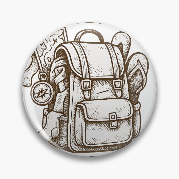 Item preview, Backpacking: Zero Comfort, Infinite Freedom – Adventure Essentials Sketch designed and sold by denis90ch.