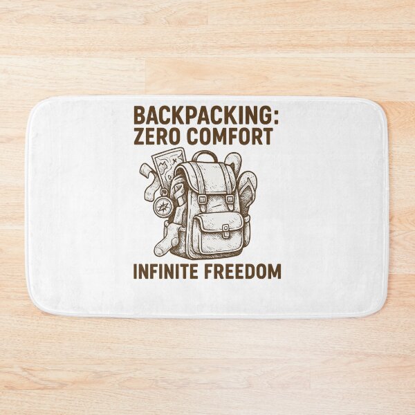 Item preview, Backpacking: Zero Comfort, Infinite Freedom – Adventure Essentials Sketch designed and sold by denis90ch.