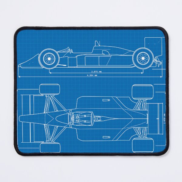 Item preview, Formula 1 McLaren MP4/4 Ayrton Senna Poster Technical Drawing Blueprint designed and sold by AeroStudioD.