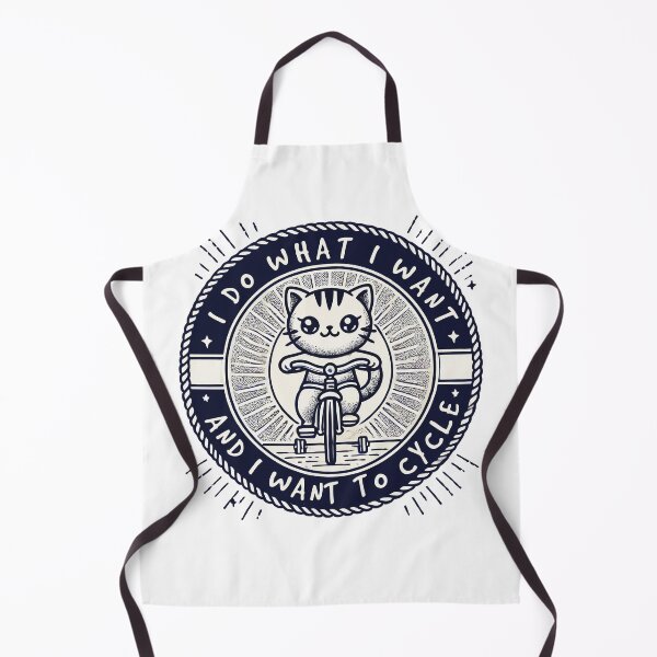 Item preview, Cat Bike Design With Slogan For Free Minds designed and sold by LuminOrb.