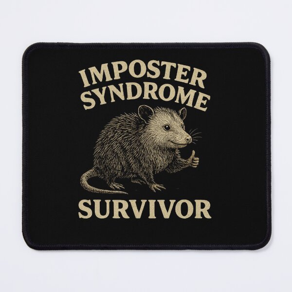 Item preview, Imposter Syndrome Survivor  designed and sold by catthemedic.