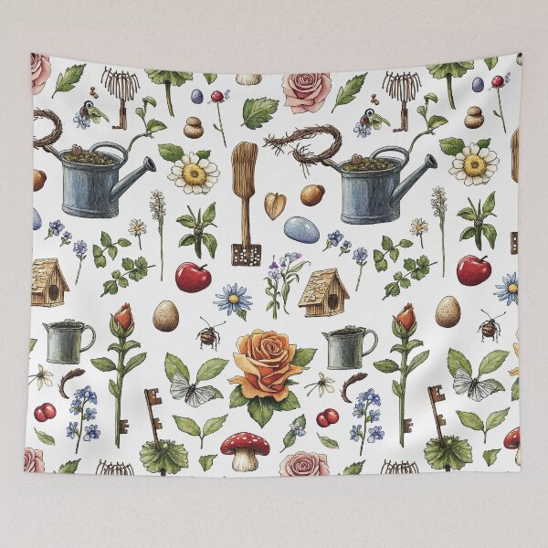 Item preview, Tiny Creatures And Blooms In Garden Paradise designed and sold by Piotrek0001.