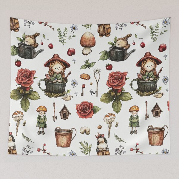 Item preview, Soft Colors Bring Life To Gentle Garden designed and sold by Piotrek0001.