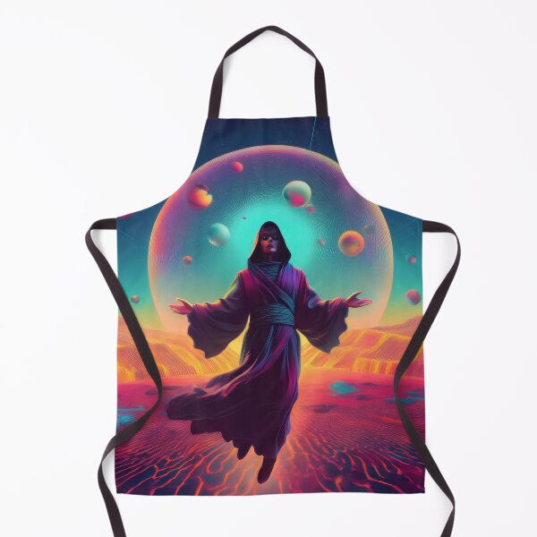 Item preview, The Intergalactic Monk Levitating in the Psychic Desert designed and sold by HighestMind_888.