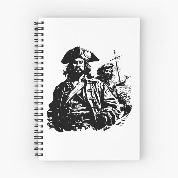 Item preview, Pirates Blackbeard Captain Kidd Piracy Buccaneers designed and sold by inkoutninja.