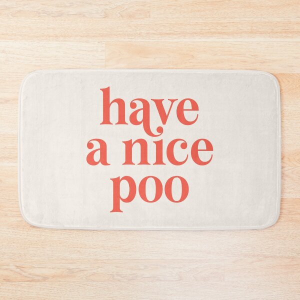 Item preview, Have a nice Poo (Beige and red tone) designed and sold by Paigaam.