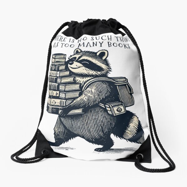 Item preview, Retro Raccoon Design Cute Book Lover designed and sold by LuminOrb.