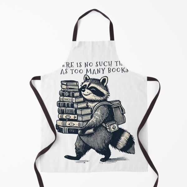 Item preview, Retro Raccoon Design Cute Book Lover designed and sold by LuminOrb.