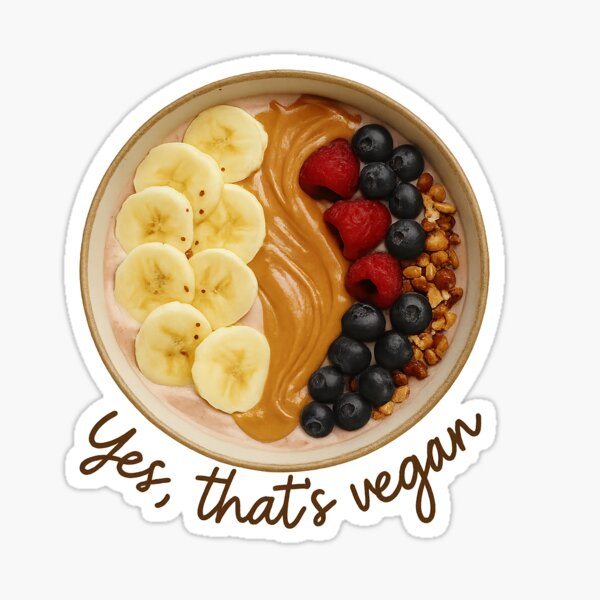 Item preview, Granola Bowl Yes, That is Vegan! designed and sold by monica-mirt.