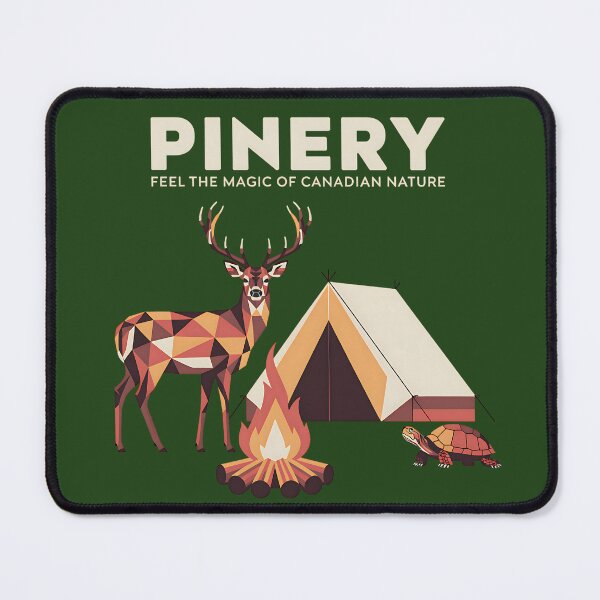 Item preview, Pinery Canadian Nature Ontario Camping Hiking Low-poly deer designed and sold by SurrealArtSzysz.