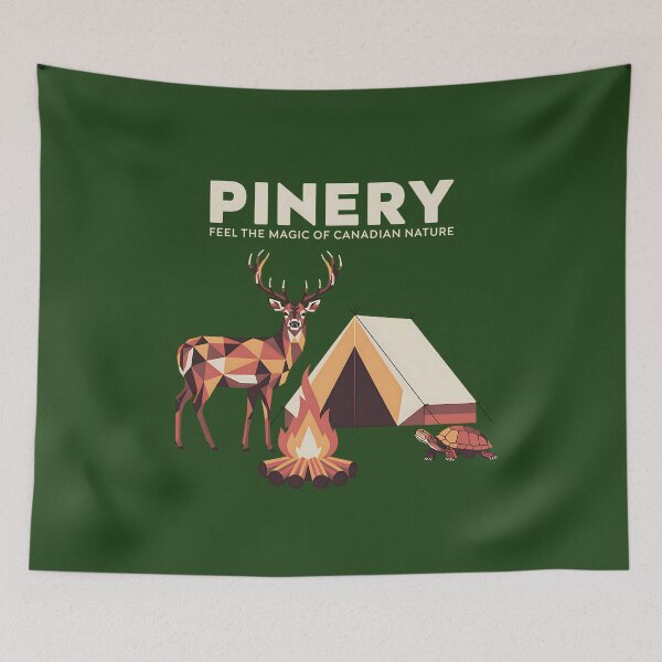 Item preview, Pinery Canadian Nature Ontario Camping Hiking Low-poly deer designed and sold by SurrealArtSzysz.